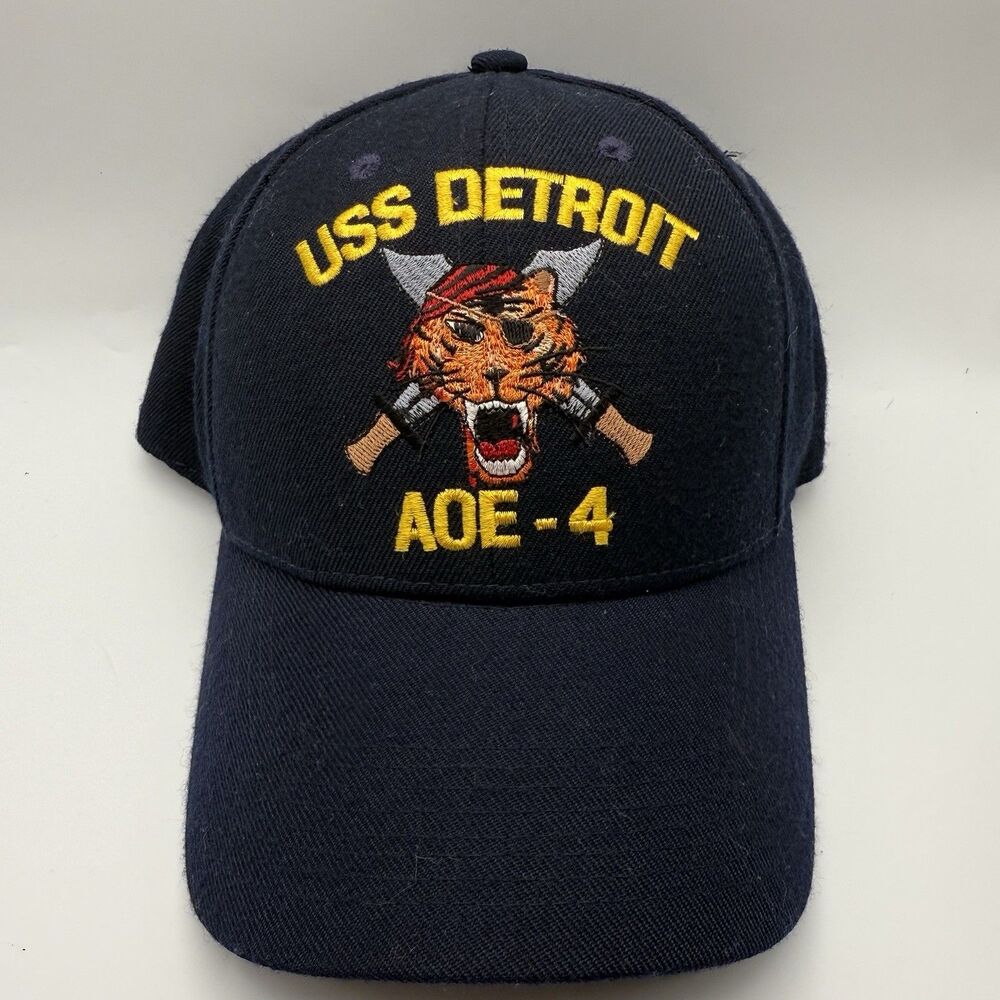USS DETROIT AOE- 4  The Corps US Navy Baseball Cap One Size #1